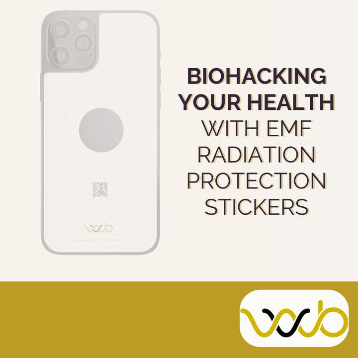 biohacking your health with EMF radiation protection stickers