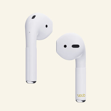 WaveBlock™ Earbud Stickers AirPods (1st & 2nd generation) / 1 Pair (2 Stickers) EMF Reducing AirPods Long Stem (1st & 2nd Generation) Stickers WaveBlock™ Classic | Ultimate Protection from EMF Radiation emf protection radiation blocker 5g