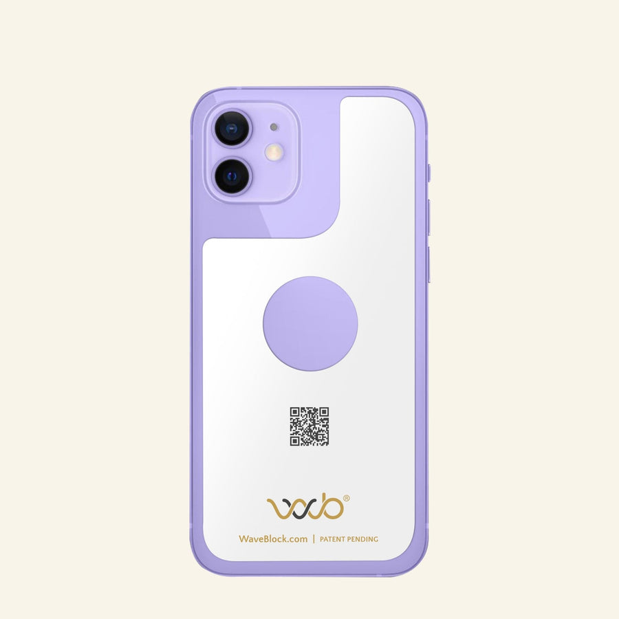 WaveBlock™ iPhone Sticker iPhone 12 Mini EMF Reducing iPhone Sticker WaveBlock® iProtect | EMF Blocking Cell Phone Sticker emf protection radiation blocker 5g