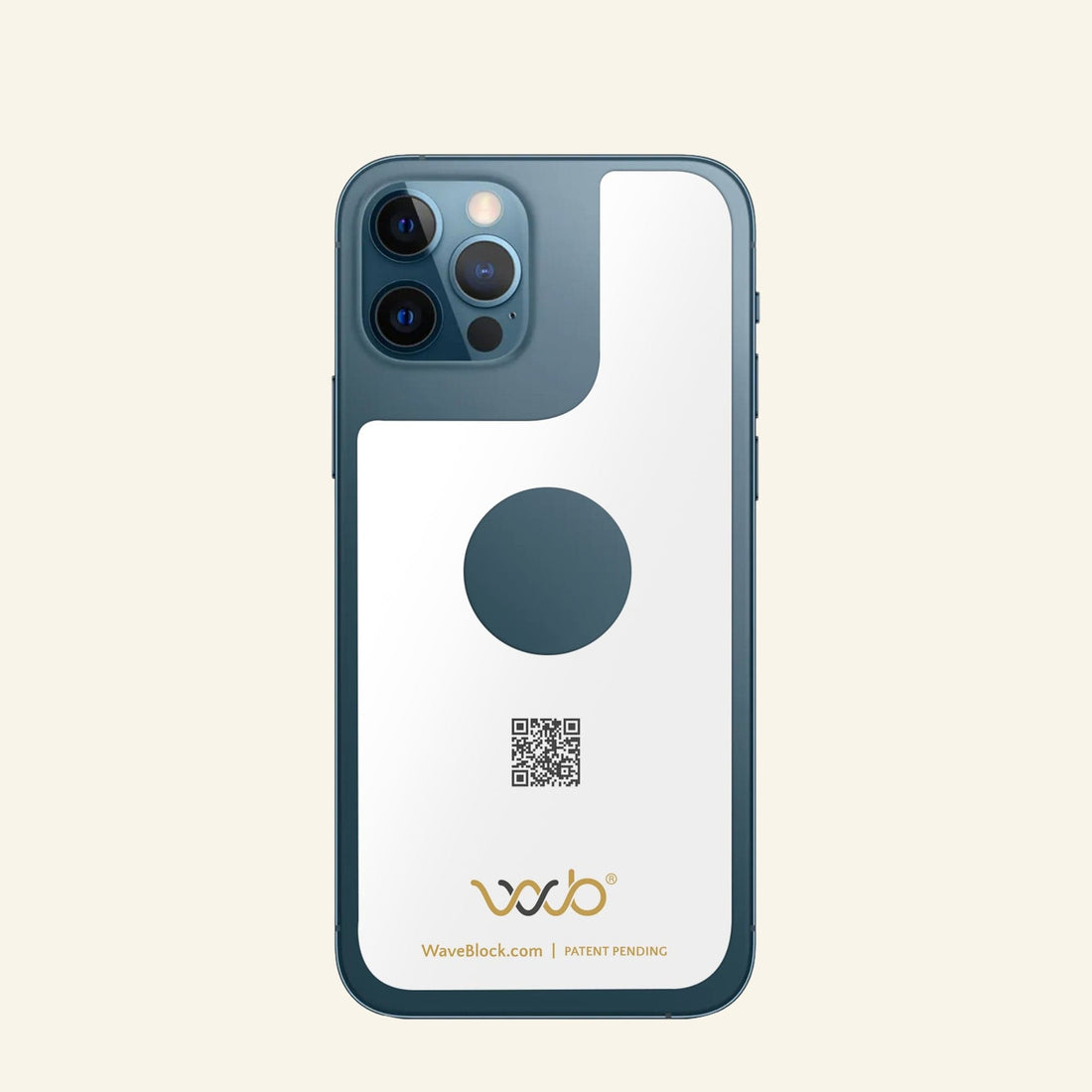 WaveBlock™ iPhone Sticker iPhone 12 Pro EMF Reducing iPhone Sticker WaveBlock® iProtect | EMF Blocking Cell Phone Sticker emf protection radiation blocker 5g