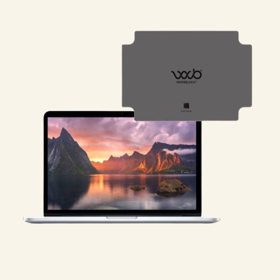 WaveBlock™ MacBook Sticker EMF Reducing MacBook Sticker WaveBlock™ mBlock | EMF Protection for MacBooks emf protection radiation blocker 5g